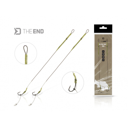 Delphin Návazec TheEND Blow Back Rig 20 cm 25 lb 2 ks