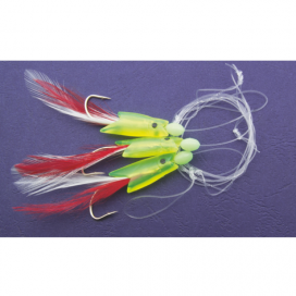 Mistrall systém pre lov tresiek 0,60mm veľkosť háčika 3/0 červeno-biela