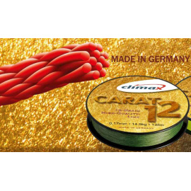 Prívlačová šnúra Climax Carat 12 Oliva 135m 135m 0,13mm / 9,5kg