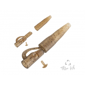 Zfish Závesky Lead Clip & Tail Rubber 6 ks