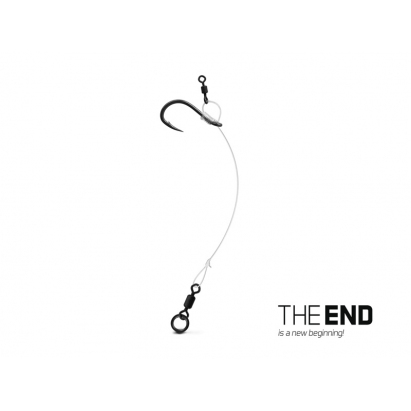Náväzec Delphin THE END CHOD Rig 4ks 8cm / 0.45mm/#6