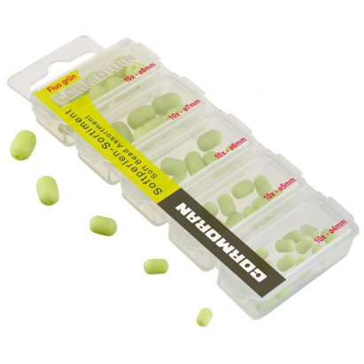 Cormoran Zarážky Softbead Assorment Fluogreen Cormoran Zarážky Softbead Assorment Fluogreen