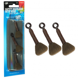 Giants fishing Záťaž Safety Backlead with Wire Sandy Brown(3ks)|42g (1.5 oz)