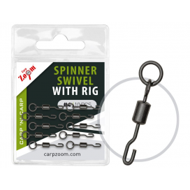 Obratlík Spinner Swivel with Rigl - 10 ks/vel.4