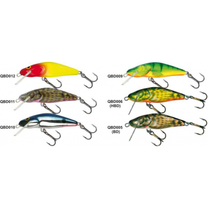 Salmo rybárske woblery BULLHEAD BD6F farba BD