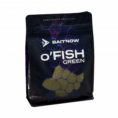BaitNow Návnada Method Feeder O'fish Green 800g BaitNow Návnada Method Feeder O'fish Green 800g