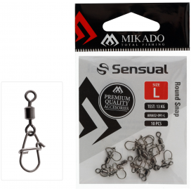 Mikado Karabina S Obratlíkem Round Snap 10Ks Mikado Karabina S Obratlíkem Round Snap 10Ks