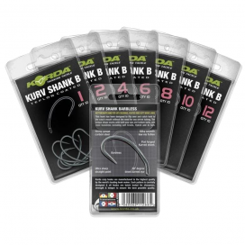 Korda Háčiky Kurv Shank Hooks B - Bez protihrotom Korda Háčiky Kurv Shank Hooks B - Bez protihrotom