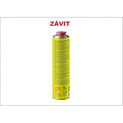 Meva Náhradné tlaková kartuša 330g - závitová, propan-butan, 25cm x pr. 6,5cm