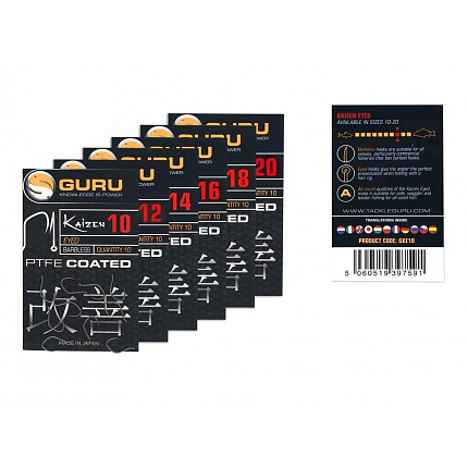 Guru Tackle Háčik Kaizen Eyed Hook Barbless