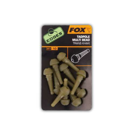 Fox Edges tadpole multi bead khaki 10ks