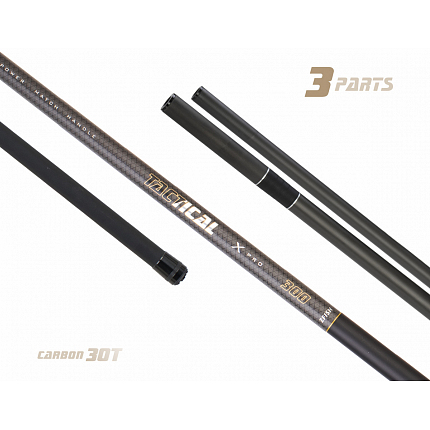 Zfish Podběráková Tyč Tactical Handle 3 m 3 díl