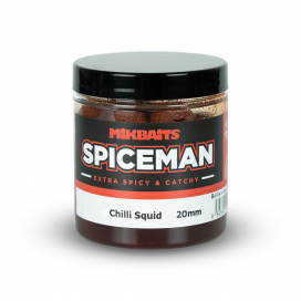 Spiceman boilie v dipe 250ml - Chilli Squid 20mm