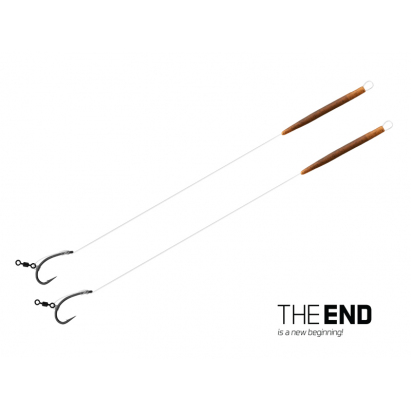Náväzec Delphin THE END D-Rig / 2ks 20 cm / 17lbs / #4