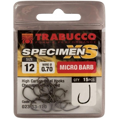 Akcia Trabucco háčiky XS Specimen 15ks - veľ.