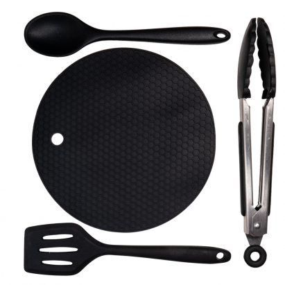 Giants fishing Sada silikónového riadu s podložkou Eazi Utensil Set