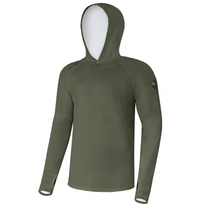 Giants fishing Funkční tričko s dlouhým rukávem UV50+Hoodie Dark Green|vel.2XL Giants fishing Funkční tričko s dlouhým rukávem UV50+Hoodie Dark Green|vel.2XL