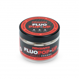 Plávajúce fluo boilie 150ml - Chilli Cesnak 18mm