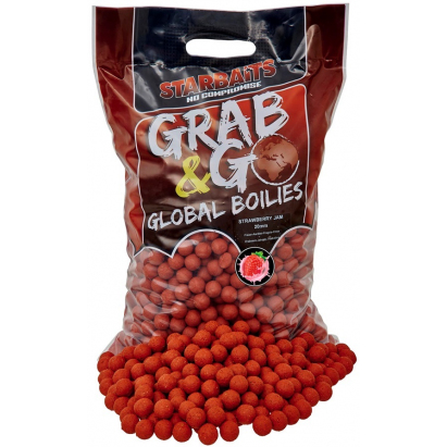 Starbaits Boilies Global Strawberry Jam 5kg 20mm Starbaits Boilies Global Strawberry Jam 5kg 20mm