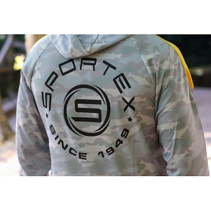 Sportex Tričko s Dlouhým Rukávem Dres UPF 50 Žluto/Šedé