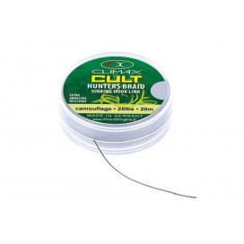 CLIMAX HUNTERS BRAID 20m GRAVEL - průměr 0,25mm / 12kg /25lbs potápavá