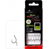 Mikado nadväzec method feeder veľ. 12 háčik bez protihrotu s ihlou / vlasec: 0.18mm/10cm 8 ks