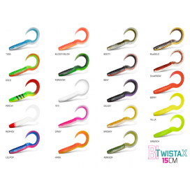 Umelá nástraha Delphin TwistaX Eeltail UVs / 5ks 15cm/FORESTER