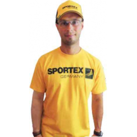 Sportex T-Shirt Tričko s veľkým logom - žlté Veľkosť: XL