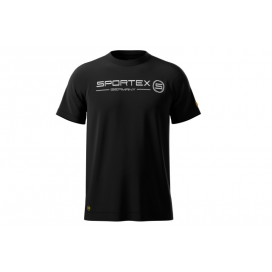Sportex rybárske tričko T-Shirt čierne s logom Veľkosť: L