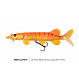 Ultra Realistic Replicant Pike 15cm Golden Pike