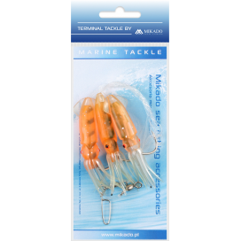 Mikado morský návazec squid rig 7.5cm háčik: 3x4/0 1 ks