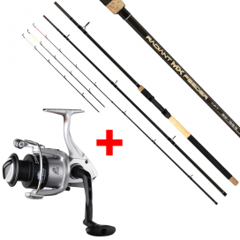 Giants fishing Prút Radiant MX Feeder 3,6m 50-100g + Navijak Spark Reel FD 4000