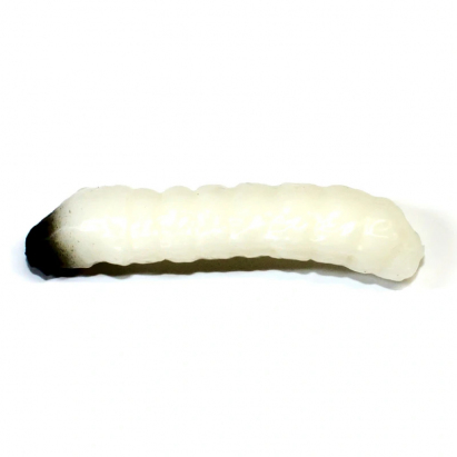 Revol Baits nástraha Caddis Larva 40mm příchuť krevetka, barva bílá 10ks
