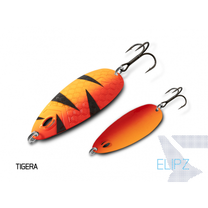 Blyskáč Delphin ELIPZ FullSCALE 12g TIGERA Hook #2