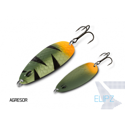Blyskáč Delphin ELIPZ FullSCALE 12g CANDY Hook #2