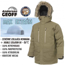 Geoff Anderson Bunda siahajúcou Down Parka (Brindle)