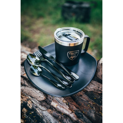 Giants fishing Nerezový thermo hrnček Black Stainless 400ml