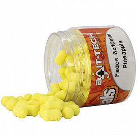 Bait-Tech Criticals Fades Wafters - Žltý Ananás 6x10 mm, 50 ml