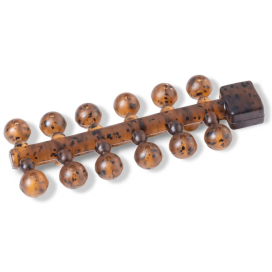 Anaconda korálky Jungle Tapered Holes Beads Jungle hnedá priemer 6mm 24ks