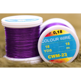Hends krúžkovací drôtik Colour Wire 0,18mm 15m Fialová