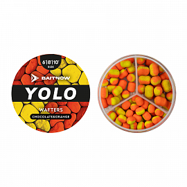 BaitNow Wafters Method Feeder Yolo Orange&yellow Chocolateorange Vel. 6/8/10 24g Balení 1 Ks