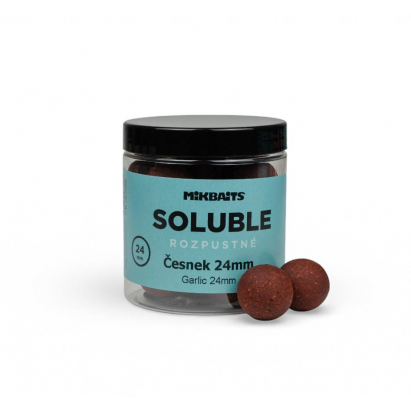 Rozpustné boilie 250ml - Česnek 24mm