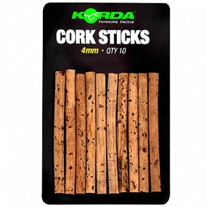 Korda Cork Sticks 4 mm 10 ks