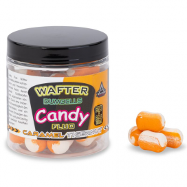 Anaconda wafter dumbells Candy fluo tigernut-karamel 16x20mm 90g