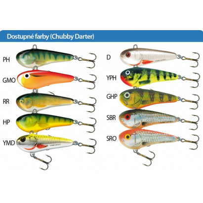 Salmo rybárske woblery chubby Darter CD3 farba RR