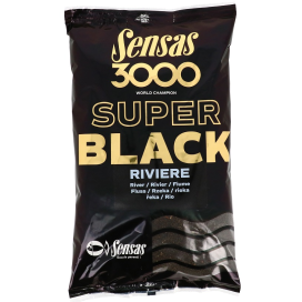 Sensas Kŕmenie 3000 Super Black 1kg