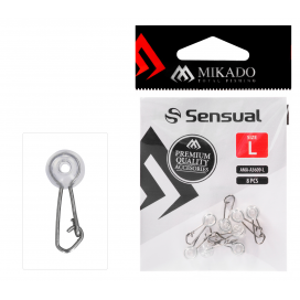 Mikado záveska karabína s korálikom a3609 veľ. m 8ks