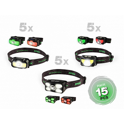 ZFISH Trade Pack Čelovky 15ks