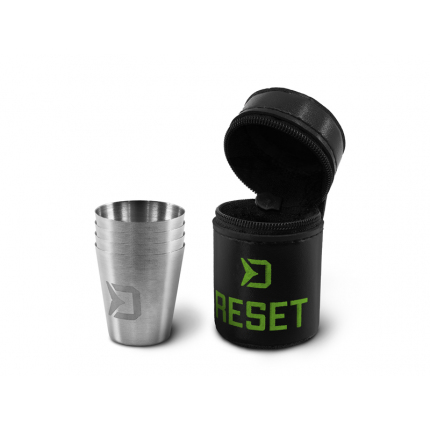 Set nerezových pohárikov Delphin RESET 4v1