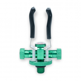 Garda klipy, hrazdy, uši - Klip na prút nastaviteľný zelený